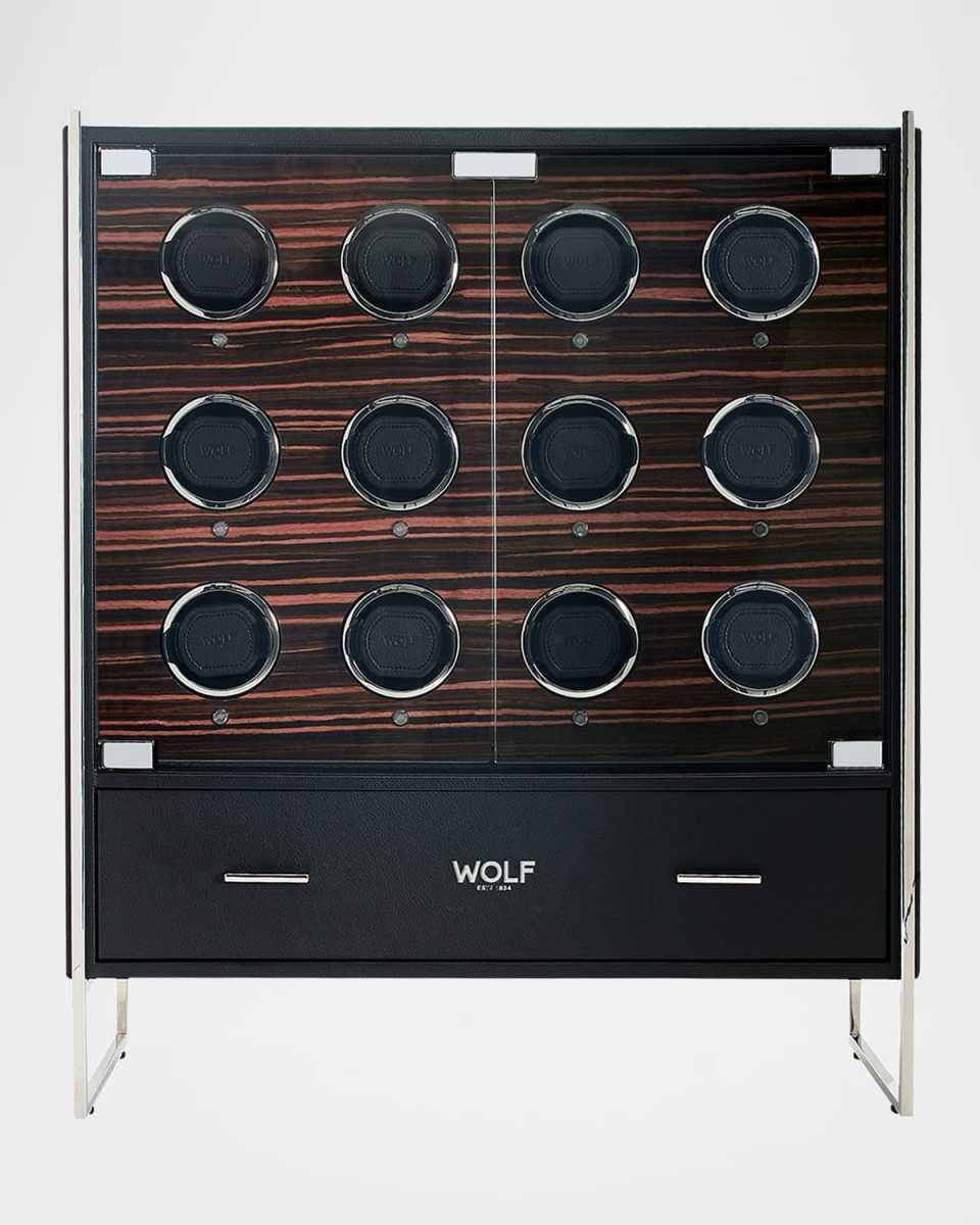 Roadster 12-Piece Watch Winder Cabinet
